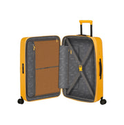 American Tourister Dashpop golden yellow pieni keltainen matkalaukku