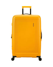 American Tourister Dashpop keltainen golden yellow iso matkalaukku