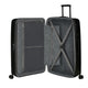 American Tourister Dashpop musta iso matkalaukku sisältä