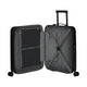 American Tourister Dashpop musta lentolaukku sisältä