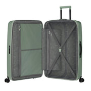 American Tourister Dashpop vihreä iceberg green iso matkalaukku sisältä