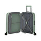 American Tourister Dashpop vihreä lentolaukku iceberg green sisältä