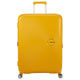 American Tourister Soundbox suuri matkalaukku 80cm keltainen edestä