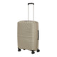 American Tourister Flytwist matkalaukku 67cm beige pitkällä kahvalla edestä