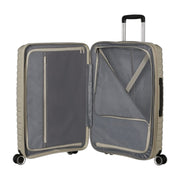 American Tourister Flytwist matkalaukku 67cm beige sisältä