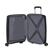 American Tourister Flytwist lentolaukku 55cm musta sisältä