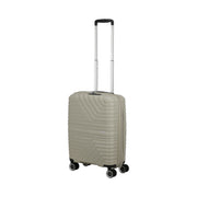 American Tourister Flytwist lentolaukku 55cm beige pitkällä kahvalla edestä 