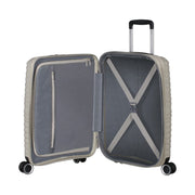 American Tourister Flytwist lentolaukku 55cm beige sisältä