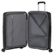 American Tourister Flytwist matkalaukku 67cm musta sisältä