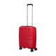 American Tourister Flytwist lentolaukku 55cm punainen pitkällä kahvalla edestä 