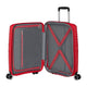American Tourister Flytwist lentolaukku 55cm punainen sisältä