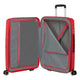 American Tourister Flytwist matkalaukku 67cm punainen sisältä