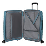 American Tourister Flytwist matkalaukku 67cm sininen sisältä