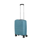 American Tourister Flytwist lentolaukku 55cm sininen pitkällä kahvalla edestä