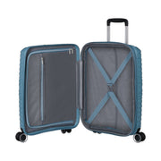 American Tourister Flytwist lentolaukku 55cm sininen sisältä