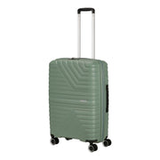American Tourister Flytwist matkalaukku 67cm vihreä pitkällä kahvalla edestä