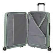 American Tourister Flytwist matkalaukku 67cm vihreä sisältä