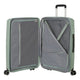 American Tourister Flytwist matkalaukku 67cm vihreä sisältä