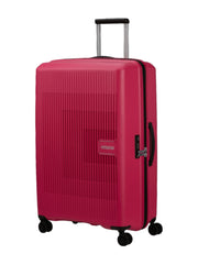 American tourister aerostep kevyt laajennettava pieni matkalaukku pinkki