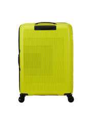 American tourister aerostep kevyt laajennettava pieni matkalaukku vihreä limenvihreä