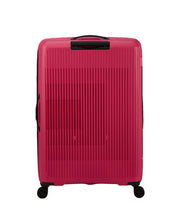 American tourister aerostep kevyt laajennettava pieni pinkki matkalaukku