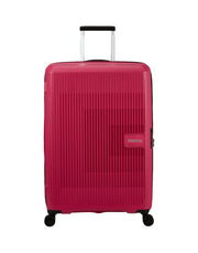 American tourister aerostep kevyt laajennettava pinkki pieni matkalaukku