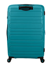 American tourister iso sininen teal matkalaukku sunside