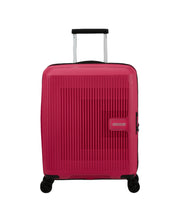 American tourister lentolaukku aerostep laajennettava kevyt pinkki