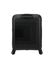 American tourister lentolaukku aerostep laajennettava musta kevyt