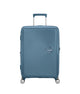 American tourister soundbox pieni matkalaukku stone blue sininen