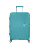 American tourister soundbox pieni matkalaukku turkoosi turquoise tonic