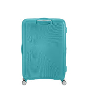 American tourister soundbox pieni matkalaukku turquoise tonic turkoosi