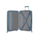 American tourister soundbox pieni sininen matkalaukku stone blue