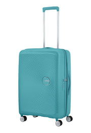 American tourister soundbox pieni turkoosi matkalaukku turquoise tonic