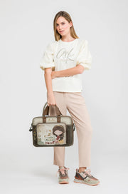 Anekke Muse tietokonelaukku ruskea