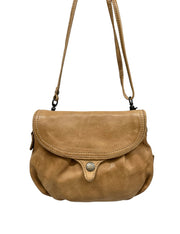 Aunts&Uncles Handtasche Crossant ruskea nahka olkalaukku