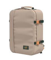 CabinZero classic cabin 44l vaalea matkareppu iso reppu Cebu Sand