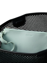 Calvin Klein Mesh Emblem iso olkalaukku verkko musta