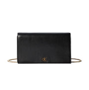 Calvin Klein musta juhlalaukku lompakkolaukku kulta