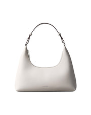 Calvin klein foil valkoinen logo olkalaukku