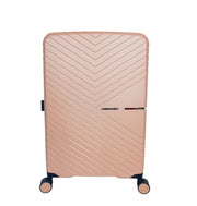 Cavalier iso matkalaukku laajennettava vaaleanpunainen deluxe