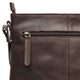 Chesterfield Brand Lunton olkalaukku nahka tummanruskea ruskea vetoketju