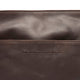 Chesterfield Brand Lunton olkalaukku nahka tummanruskea ruskea logo