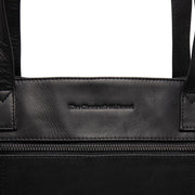 Chesterfield Brand Osira iso olkalaukku nahka musta logo
