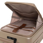 Chesterfield Brand Zuna shampanja lentolaukku etutaskulla champagne vaaleanruskea