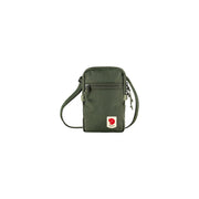 Fjällräven high coast pocket vihreä laukku edestä