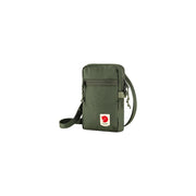 Fjällräven high coast pocket vihreä laukku sivusta