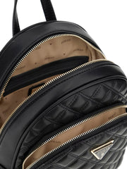 Giully tikkikuvioitu pieni reppu musta Guess