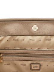 Guess Danya Hobo iso vaalea olkalaukku taupe