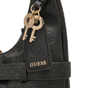 Guess Ella hobo iso olkalaukku logokuvioitu musta koriste